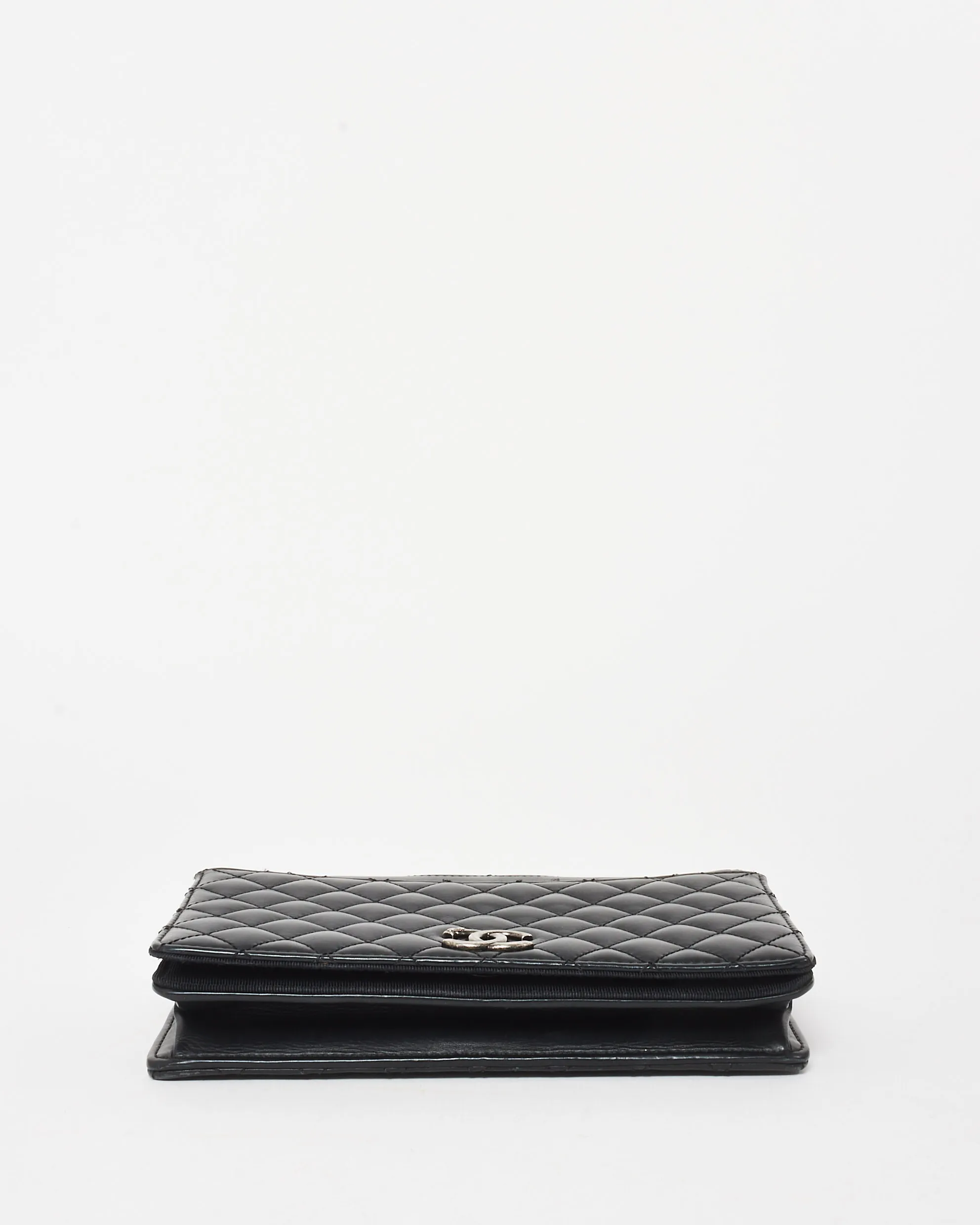 Chanel Black Lambskin Ballerina Flap Crossbody Bag