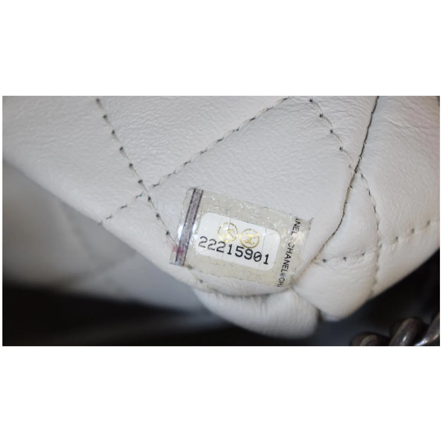 CHANEL Urban Luxury Drawstring Calfskin Stitched Backpack Bag Ivory - 15% OFF