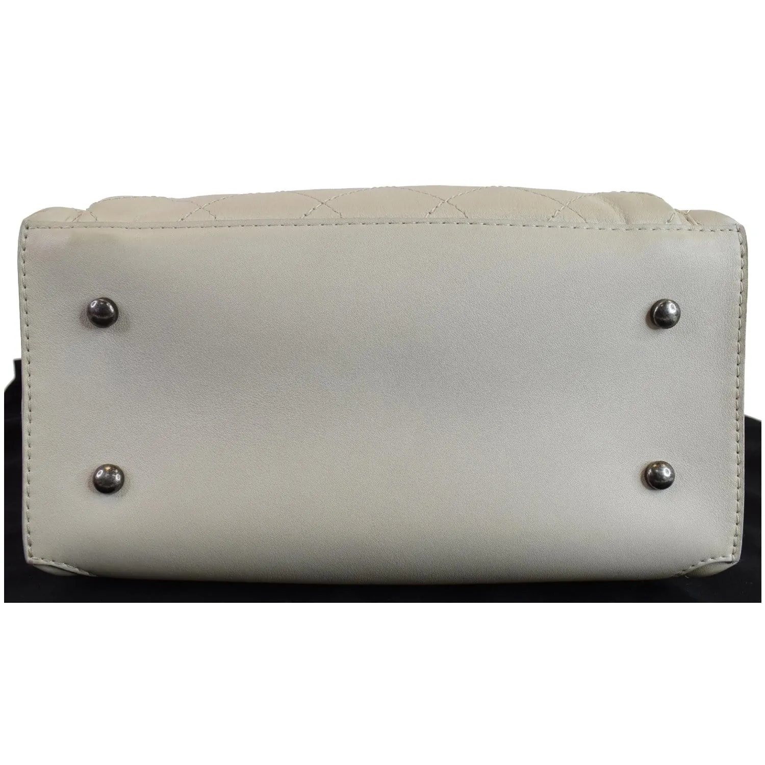 CHANEL Urban Luxury Drawstring Calfskin Stitched Backpack Bag Ivory - 15% OFF