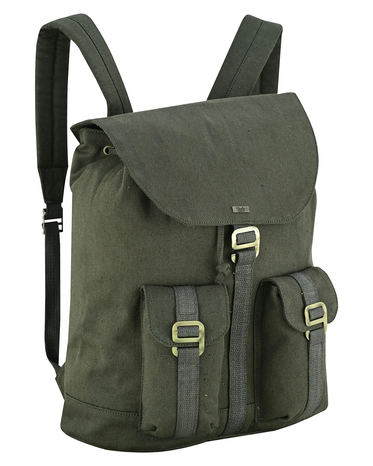 Charlie London Heritage Light Weight Casual DayPack, Laptop Backpack