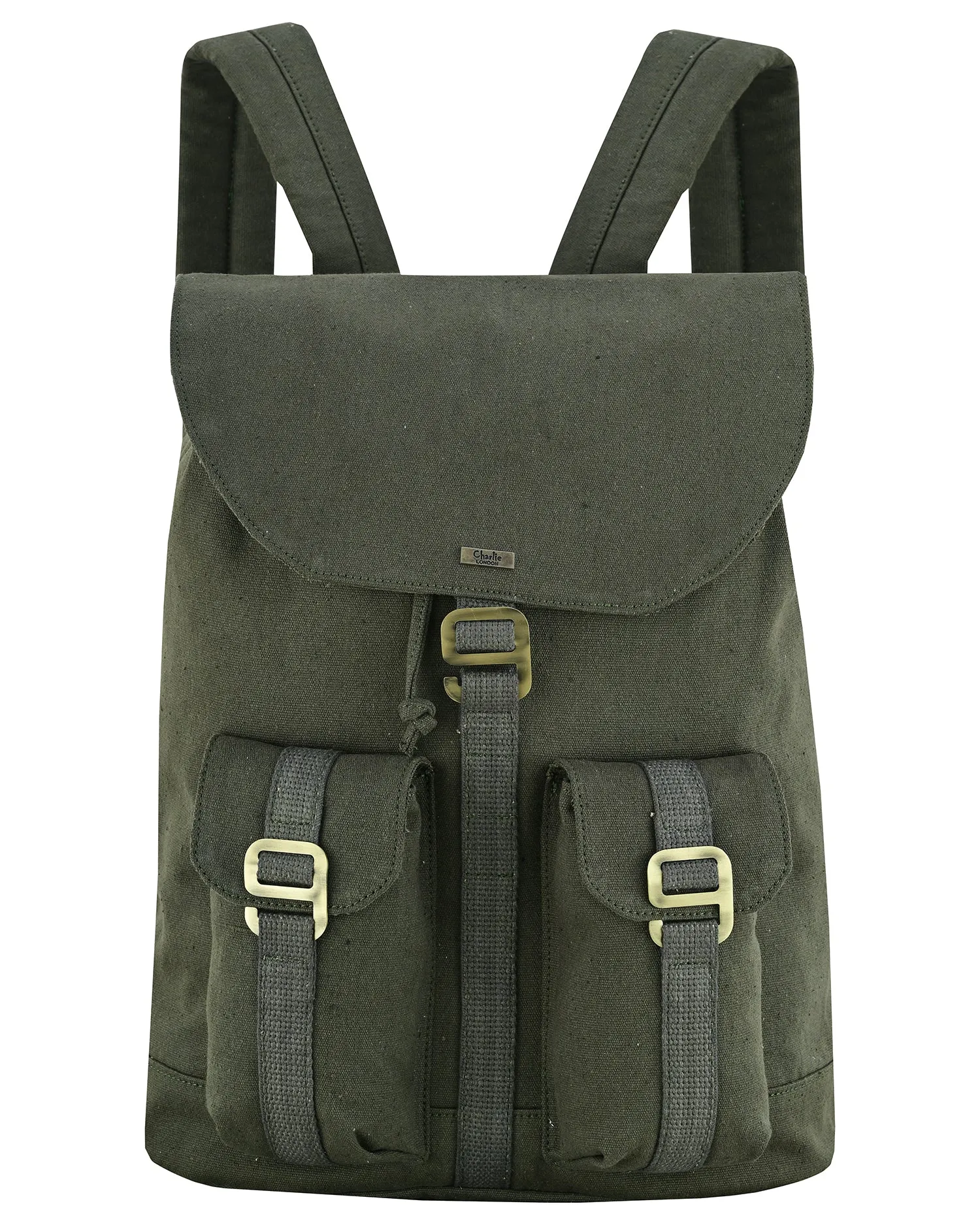 Charlie London Heritage Light Weight Casual DayPack, Laptop Backpack