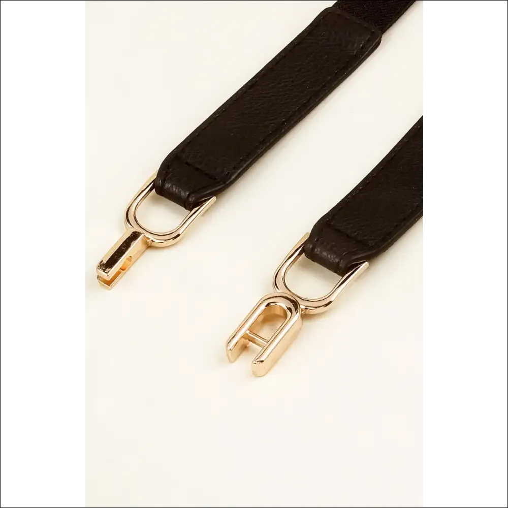 Chic Alloy Buckle Elastic Belt