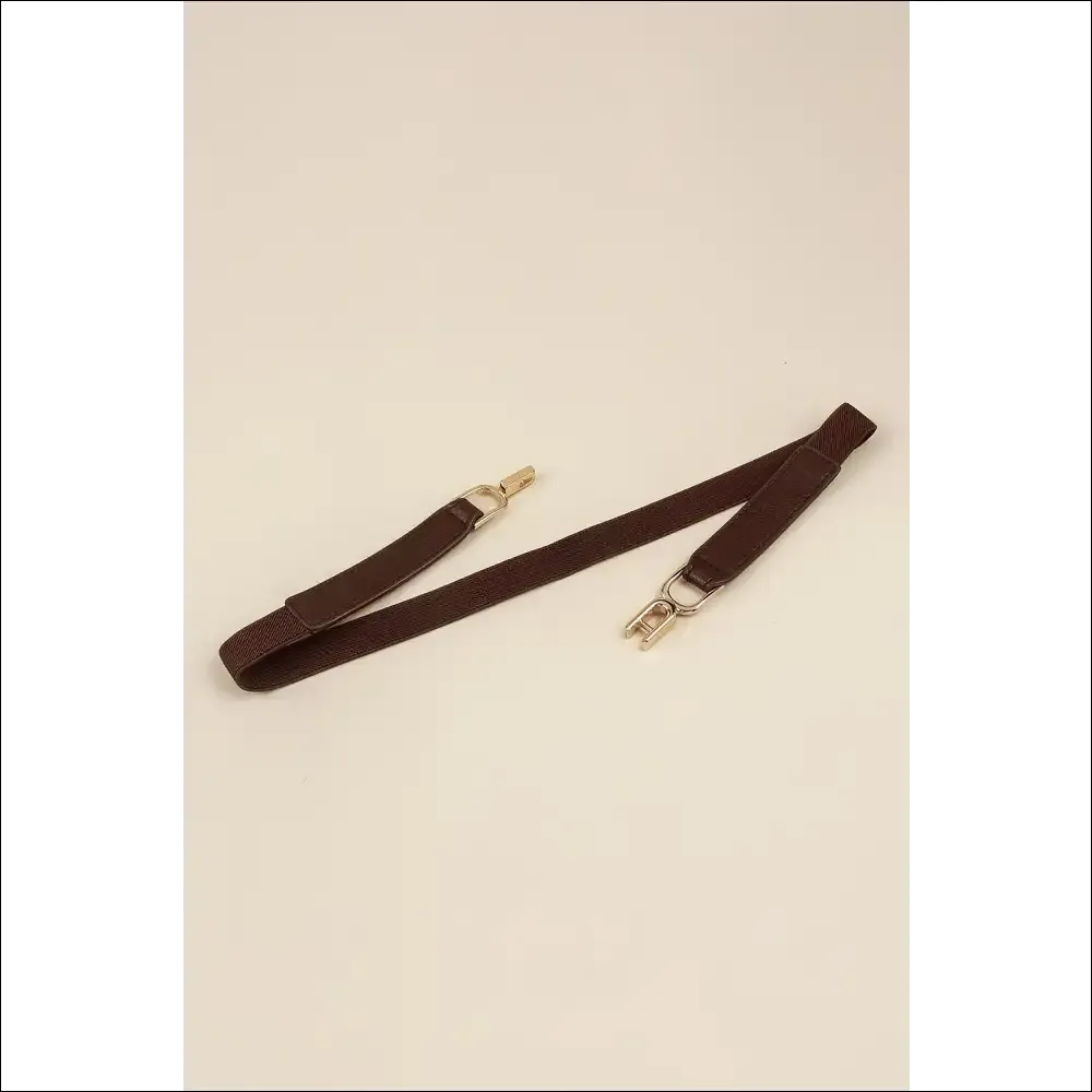 Chic Alloy Buckle Elastic Belt