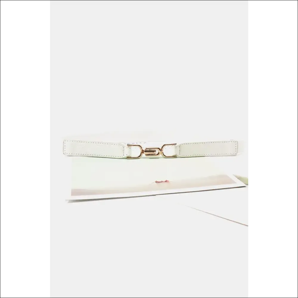 Chic Alloy Buckle Elastic Belt