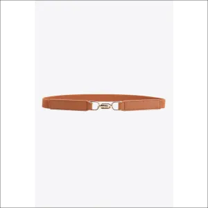 Chic Alloy Buckle Elastic Belt