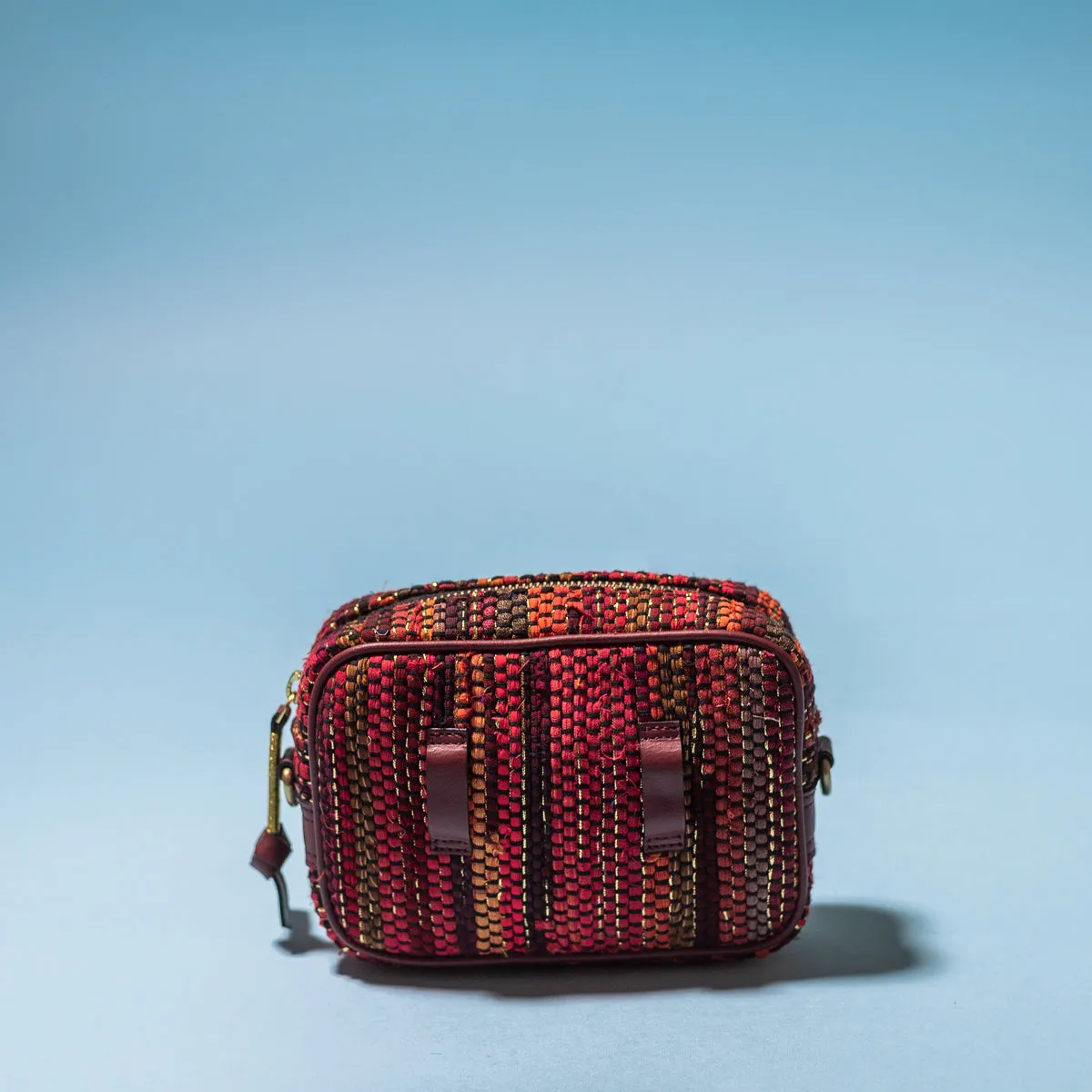 Chindi Boxy Sling - Sunset Red