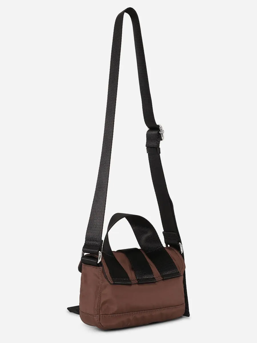 Chocolate Fondant Tech Mini Satchel Bag
