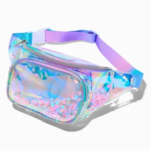 Claire's Club Mermaid Blue Belt Bag