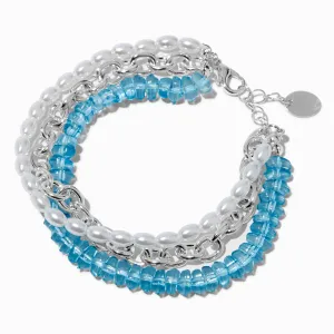 Claire's Club Mermaid Blue Stretch Bracelets