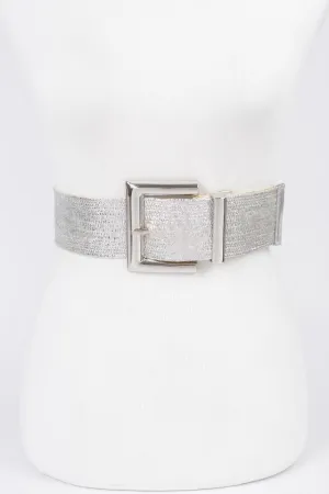 Clear Pvc Metal Buckle Belt