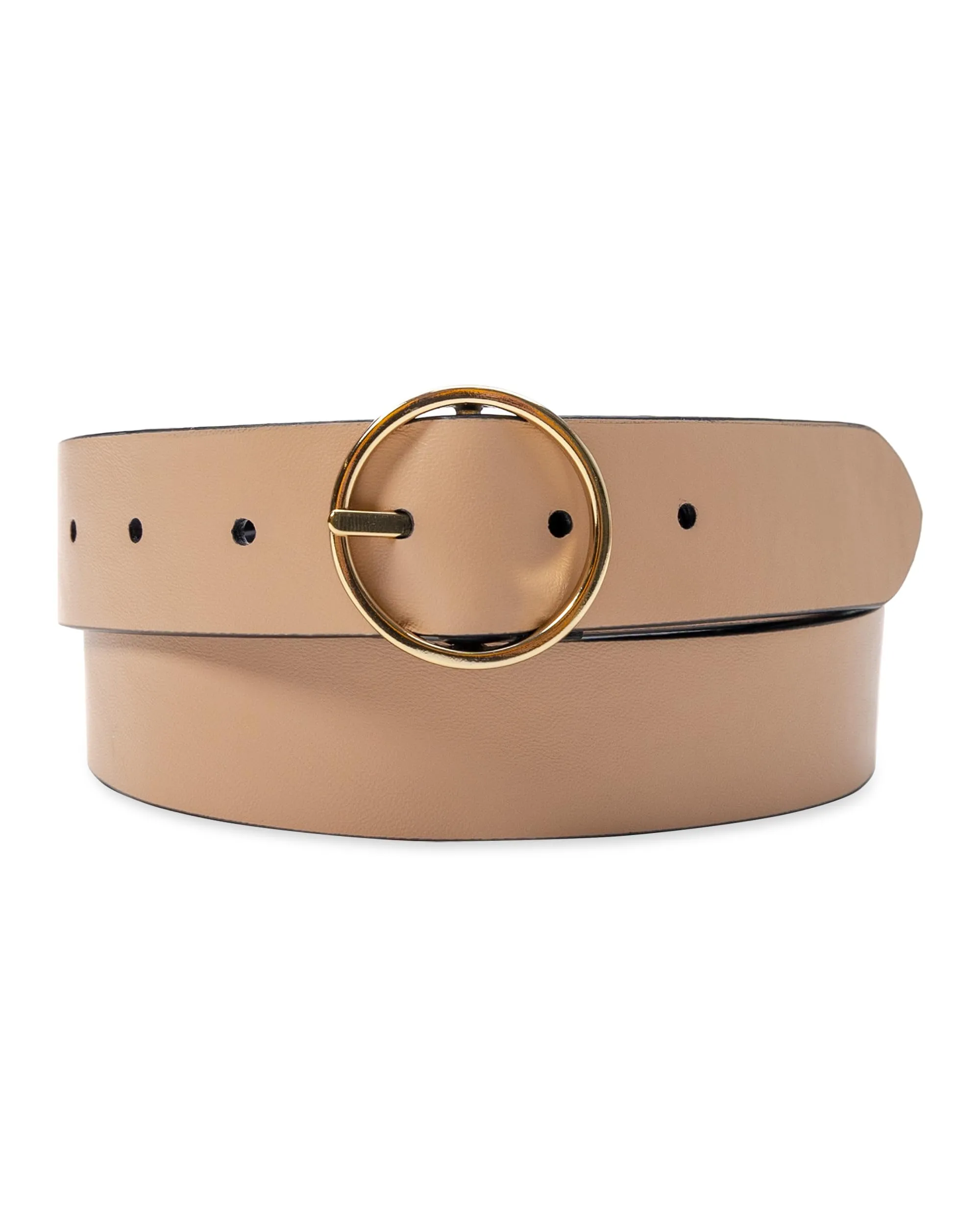 Cole Haan Women's Two-in-One Reversible Dress Belt, Navy/Natural, Small