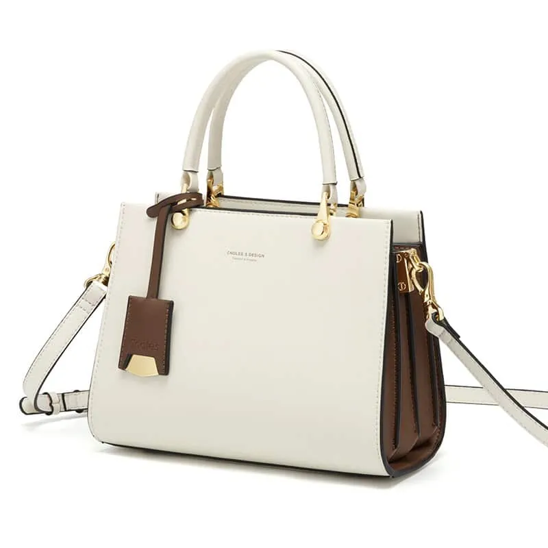 Compact Leather Tote Bag