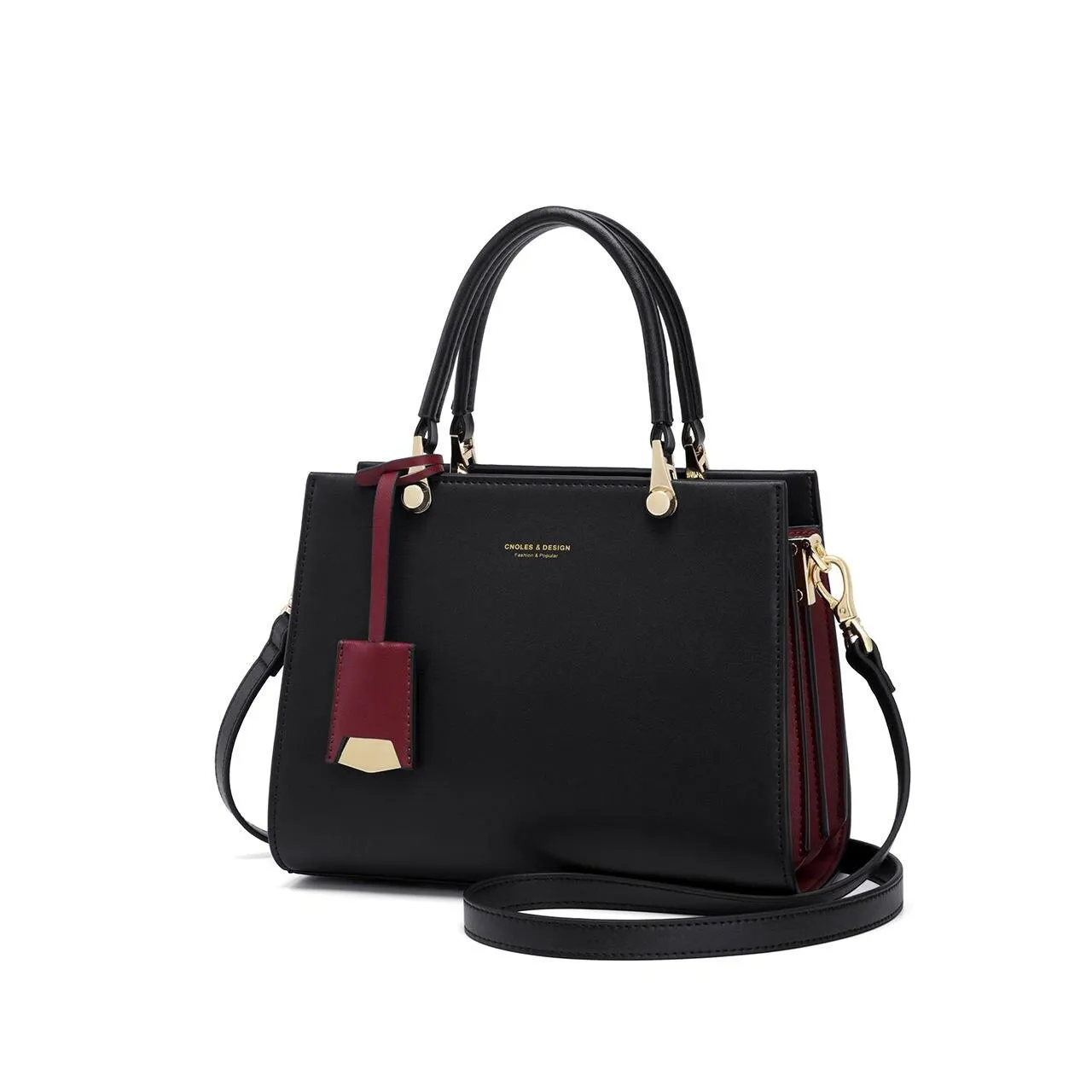 Compact Leather Tote Bag