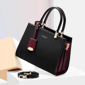 Compact Leather Tote Bag
