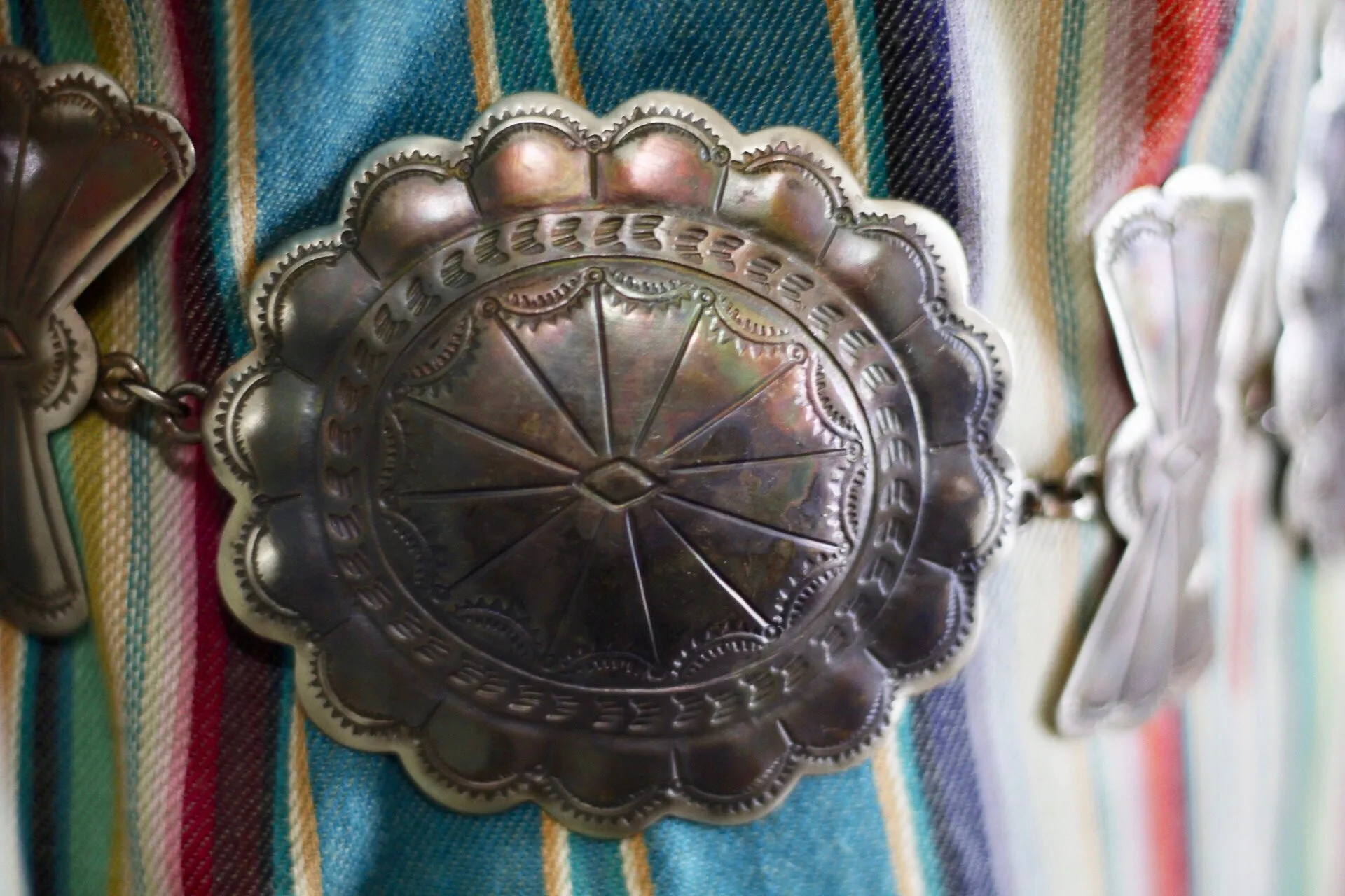 Conchos and Bows Belt
