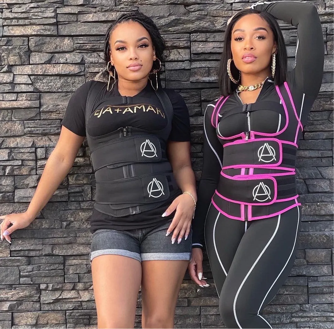 Contouring Sweat Vest with Built-In Boob Band