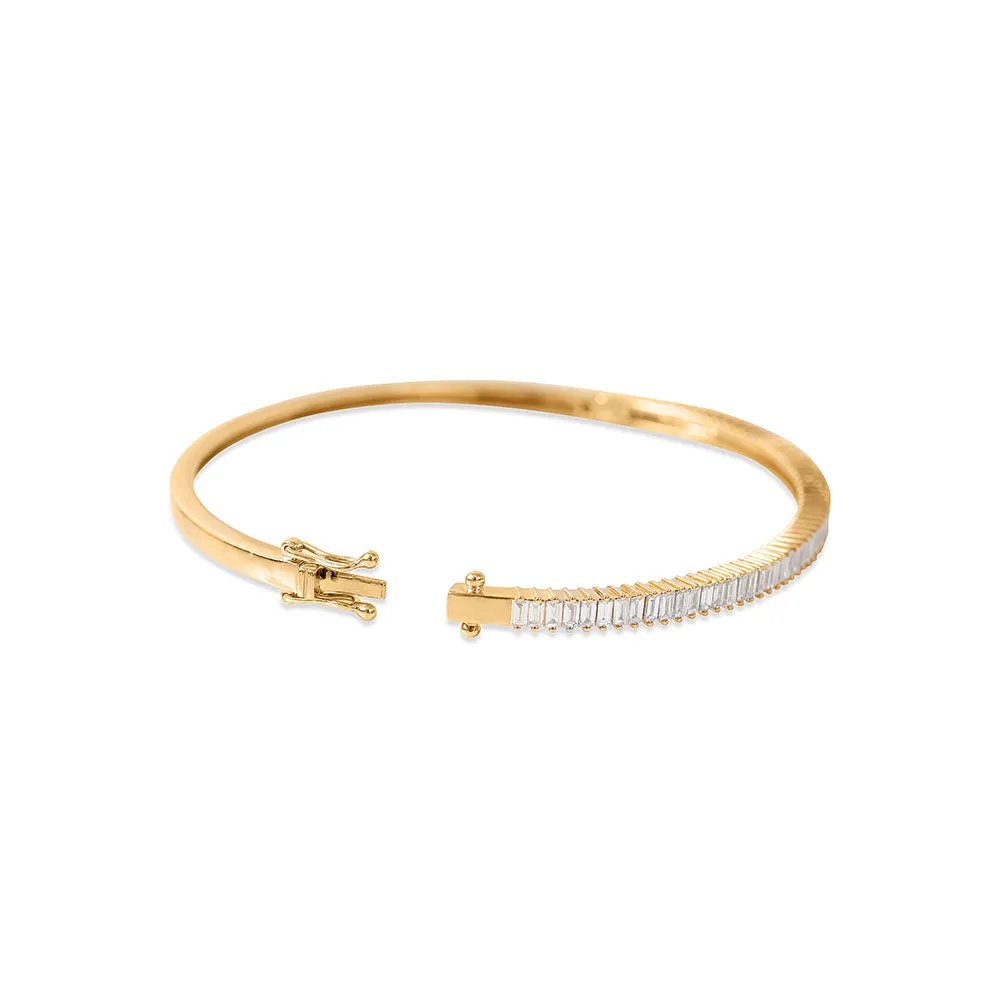 CORA BAGUETTE DIAMOND BANGLE