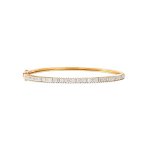 CORA BAGUETTE DIAMOND BANGLE