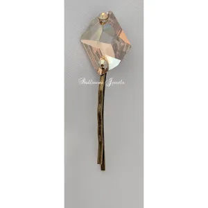 Cosmic Crystal bobby pins - golden shadow