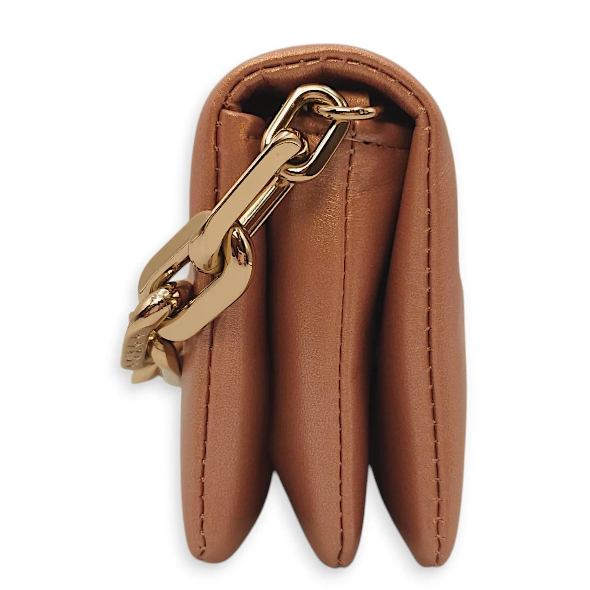 Coussin 13.5x10.5x2cm Gold Belt Bag in Empriente Leather, Gold hardware