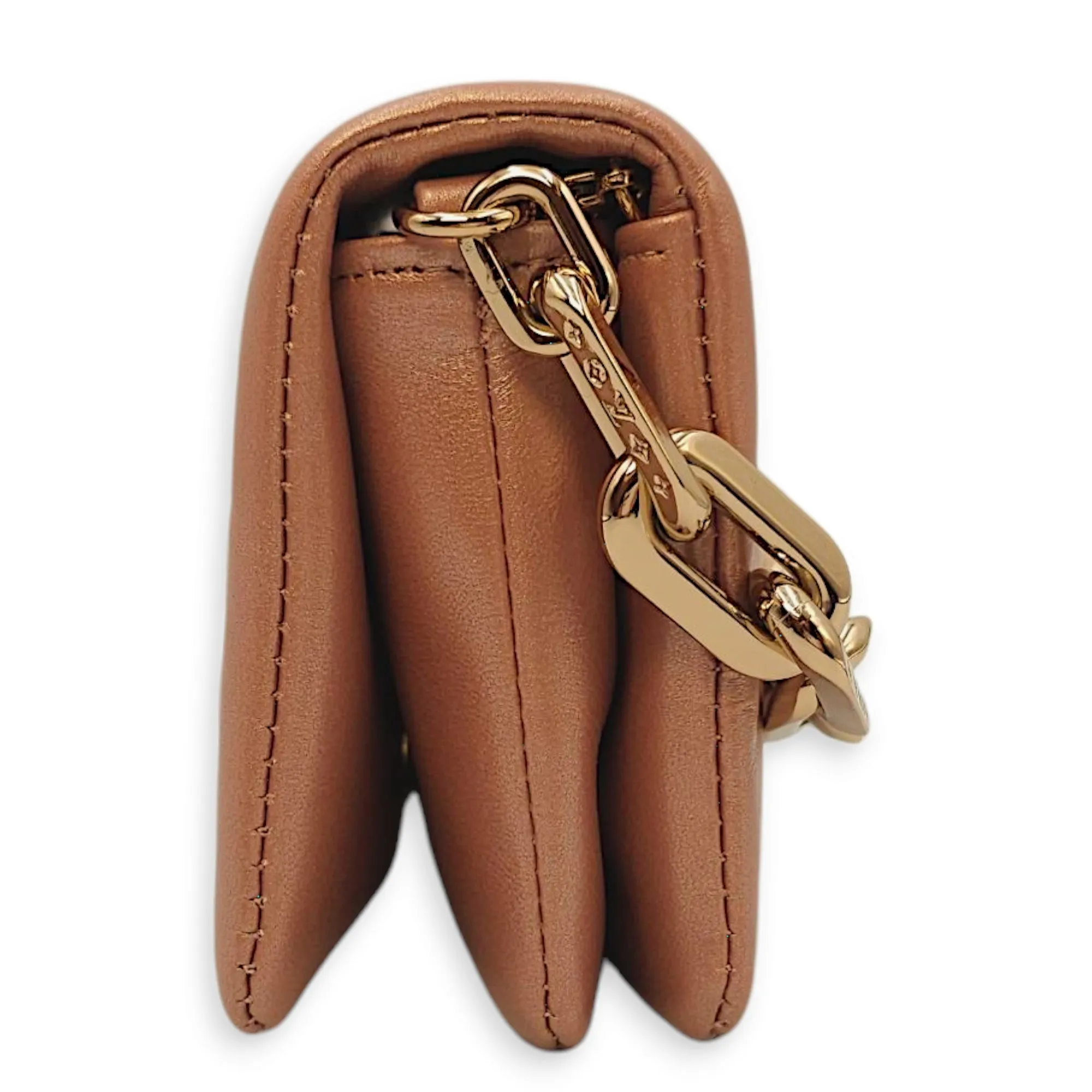 Coussin 13.5x10.5x2cm Gold Belt Bag in Empriente Leather, Gold hardware