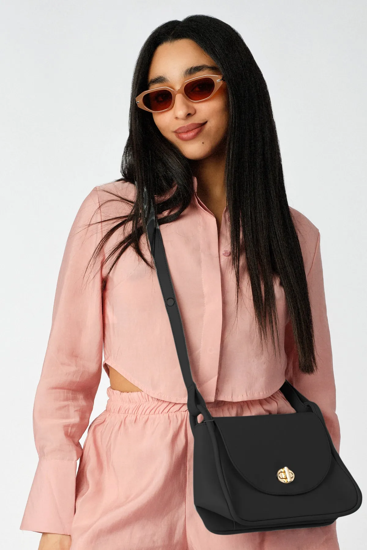 Crossbody Curved Satchel
