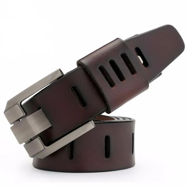 Designer Belts For Men High Quality Genuine Cowhide Leather