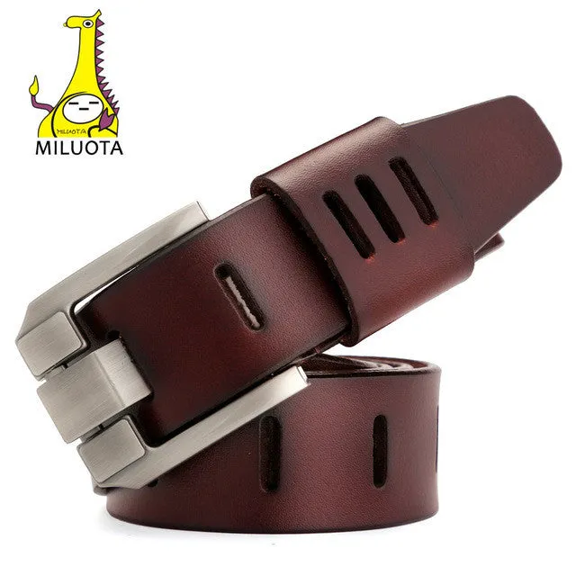 Designer Belts For Men High Quality Genuine Cowhide Leather