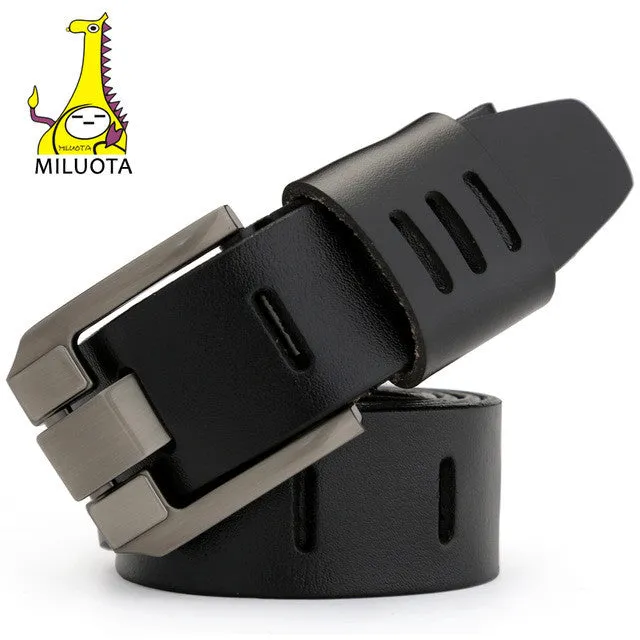 Designer Belts For Men High Quality Genuine Cowhide Leather
