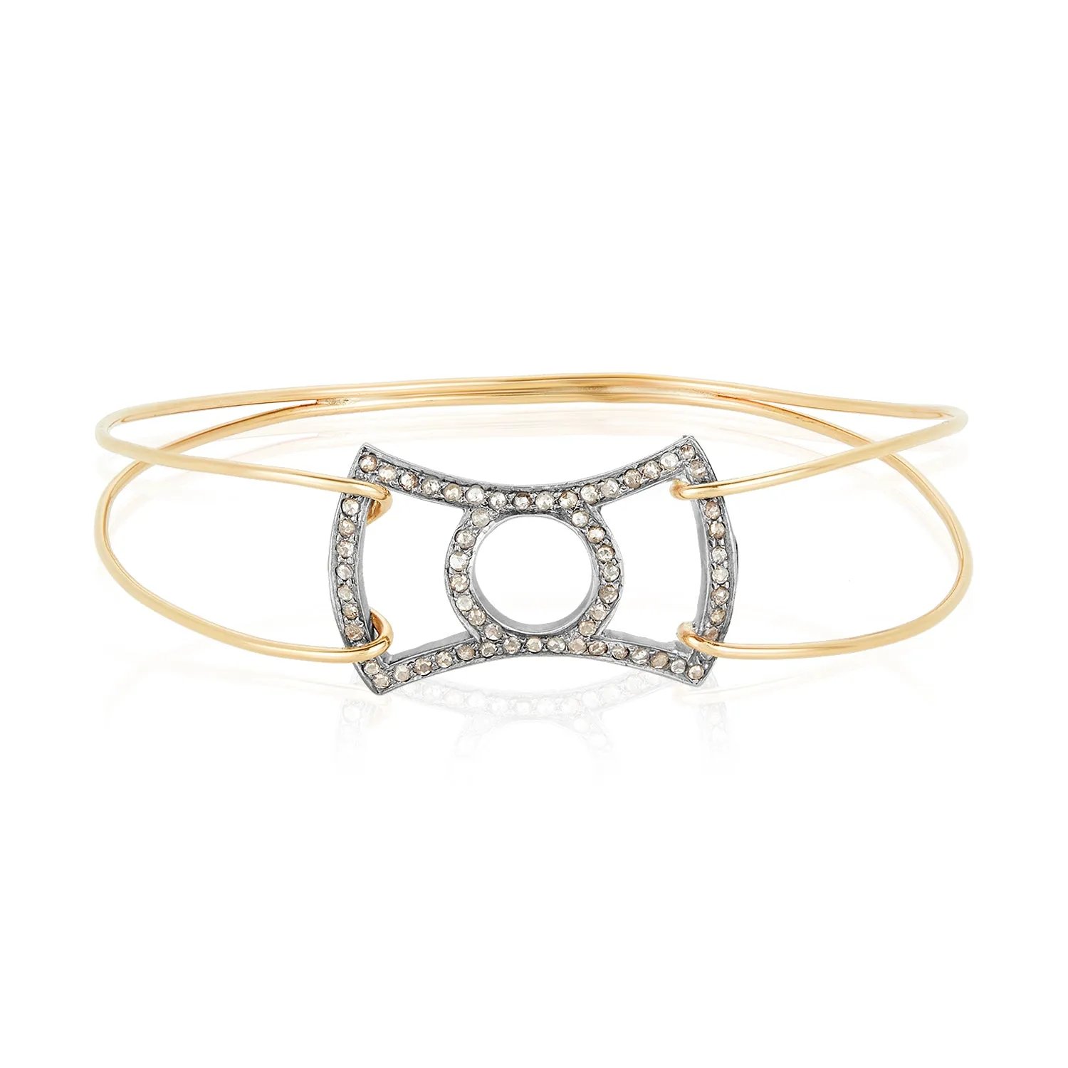 Diamond Bow Tie Bangle