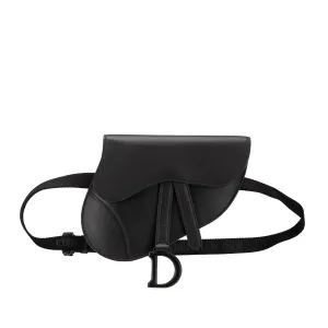 Dior Ultra Matte Calfskin Saddle Belt Bag