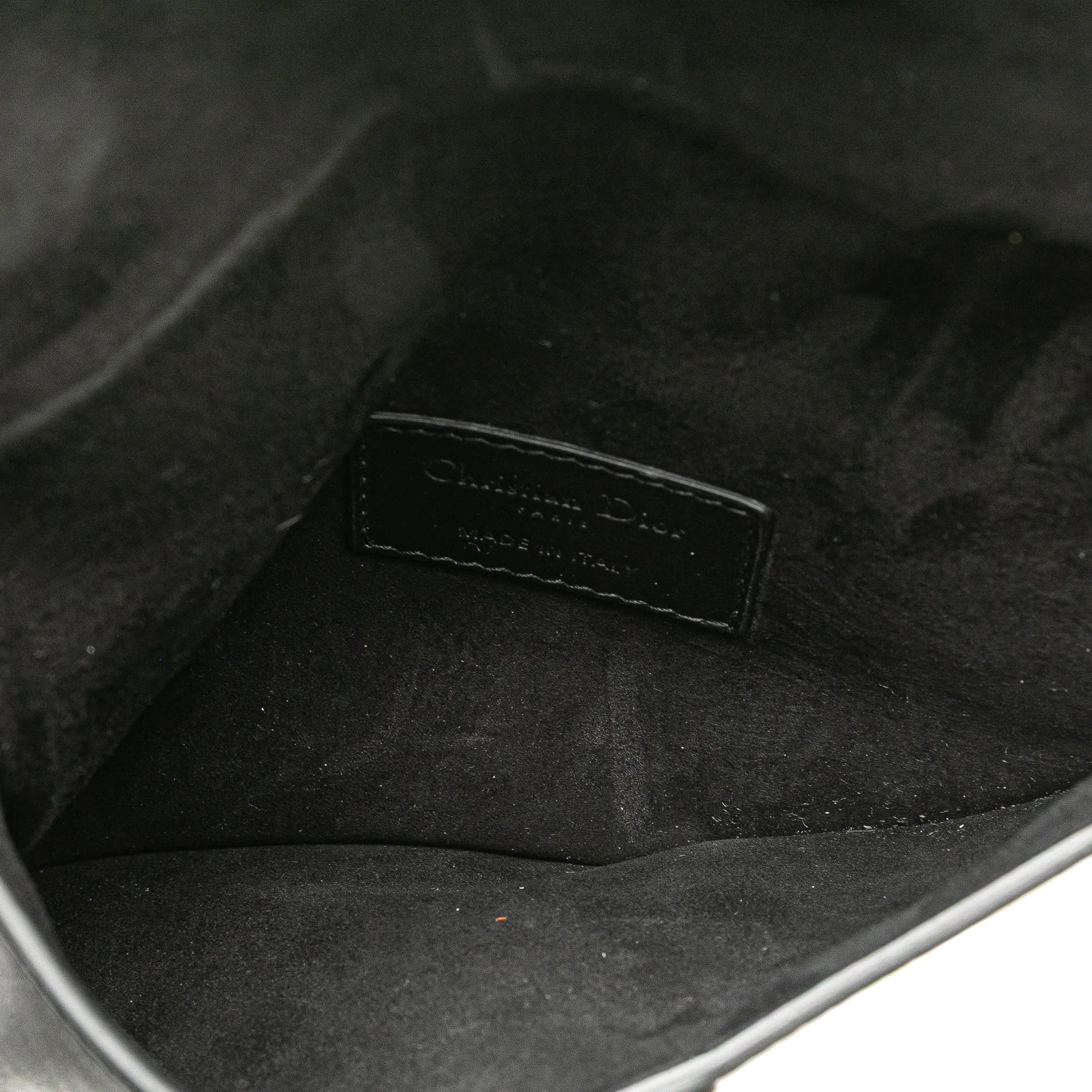 Dior Ultra Matte Calfskin Saddle Belt Bag