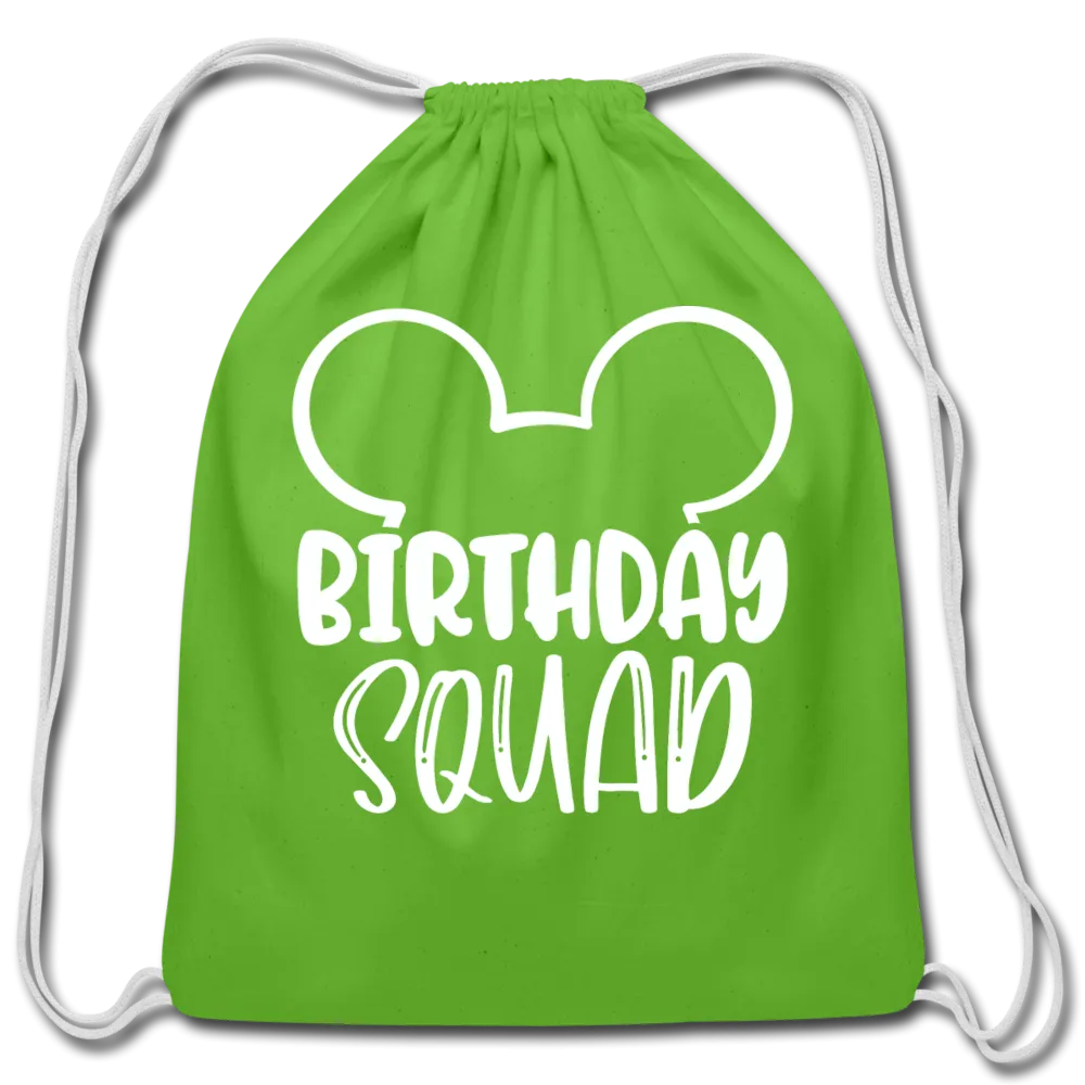 Disney's Birthday Squad Cotton Drawstring Bag