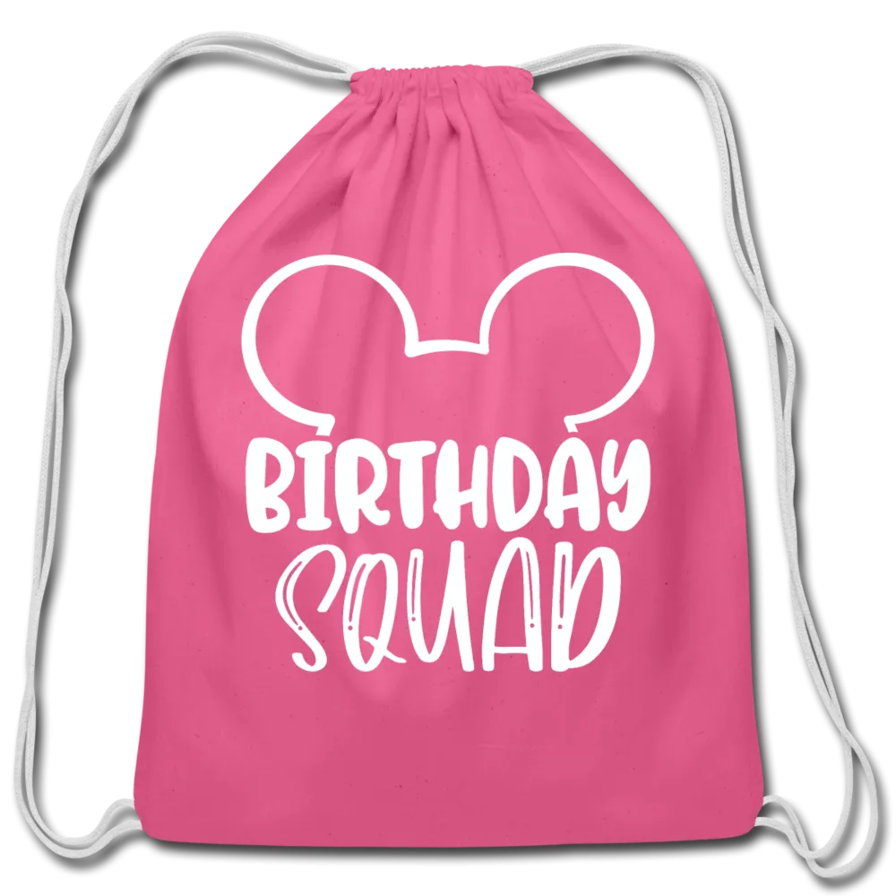 Disney's Birthday Squad Cotton Drawstring Bag