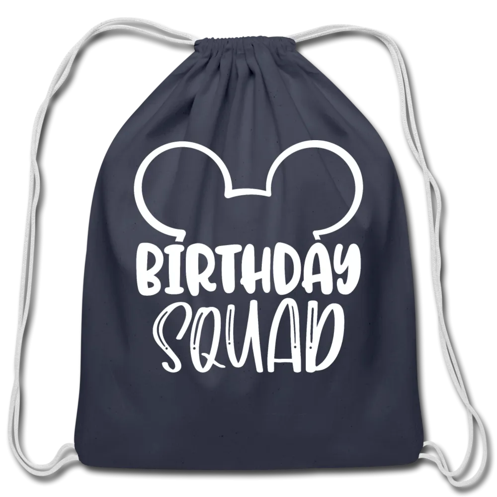 Disney's Birthday Squad Cotton Drawstring Bag