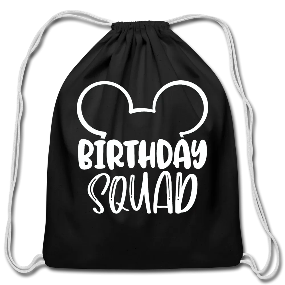 Disney's Birthday Squad Cotton Drawstring Bag