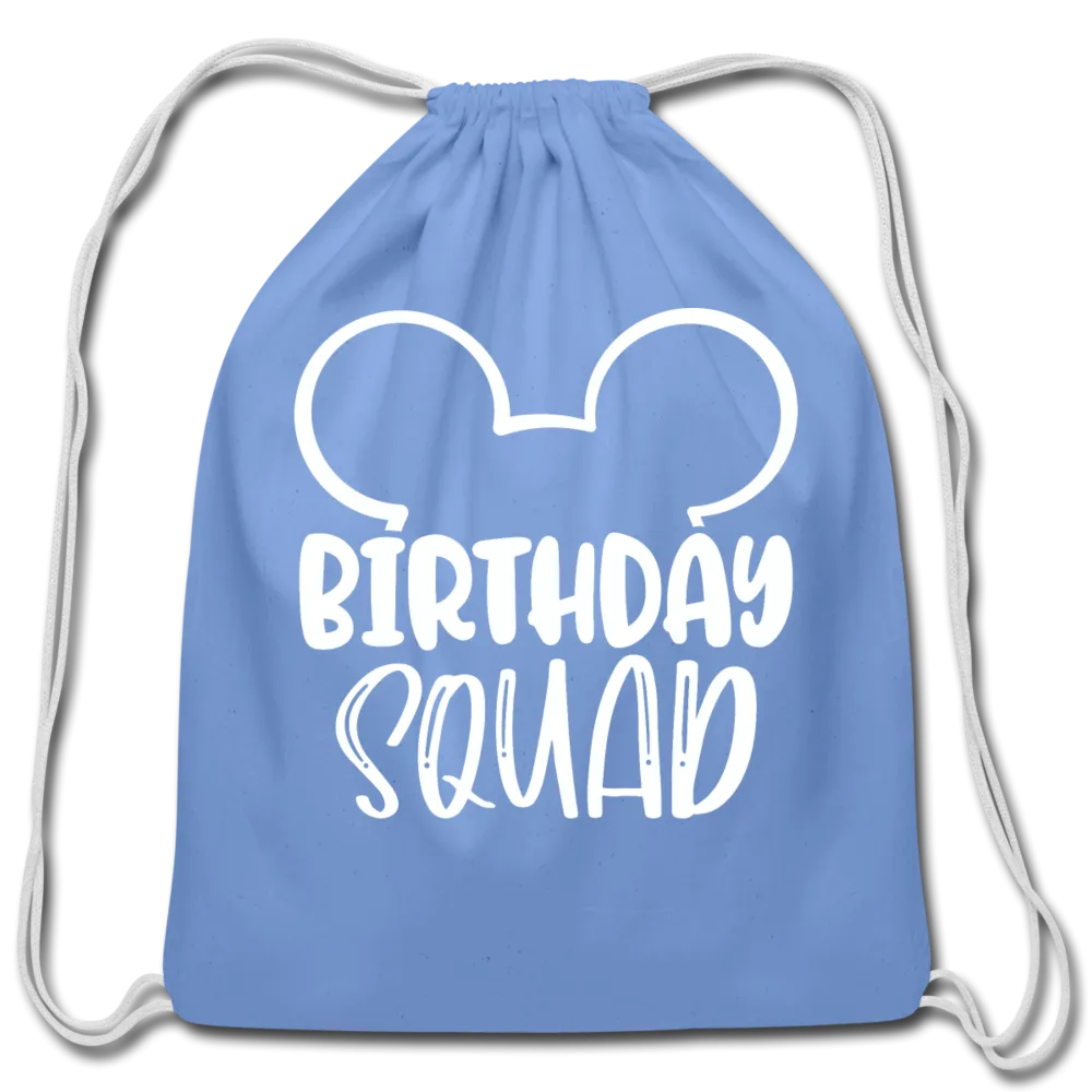 Disney's Birthday Squad Cotton Drawstring Bag