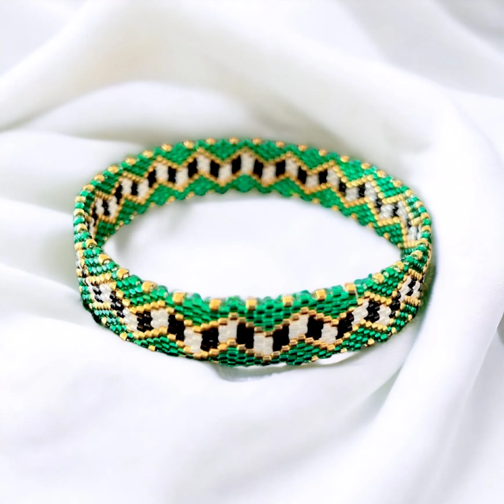 DIY Pattern Bracelet ÉMERAUDE