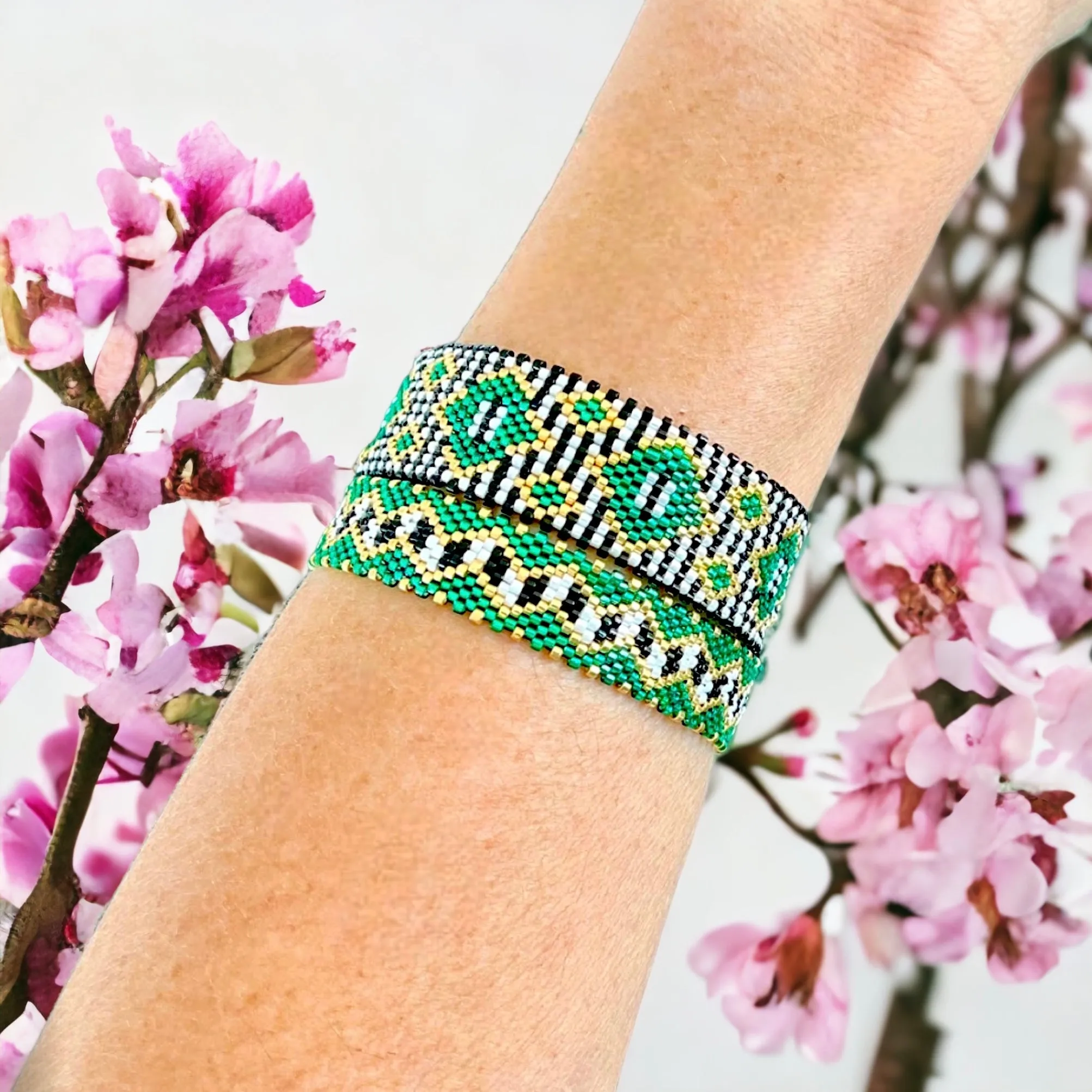 DIY Pattern Bracelet ÉMERAUDE