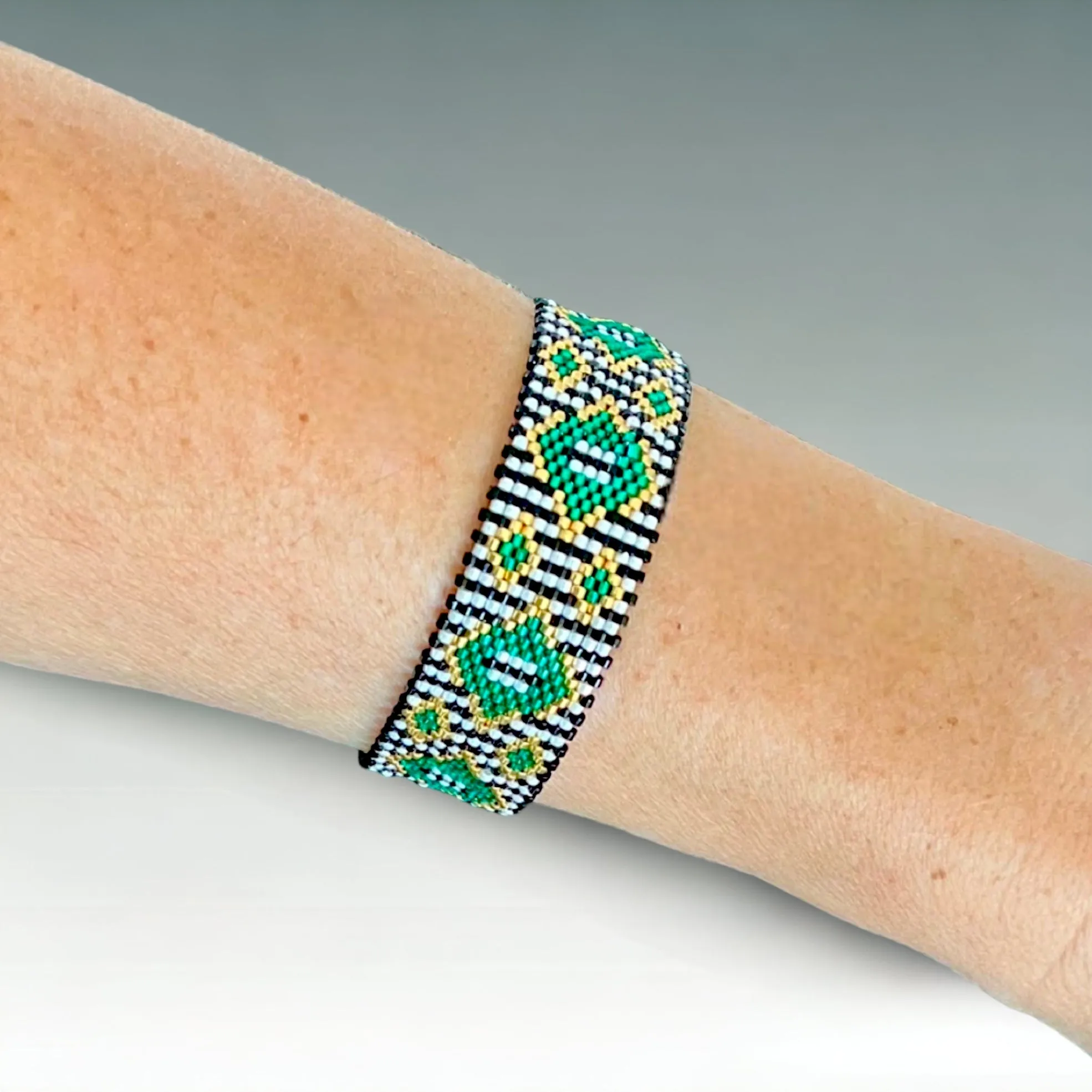 DIY Pattern Bracelet ÉMERAUDE