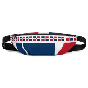 Dominican Republic Flag All-Over Collage Fanny Pack