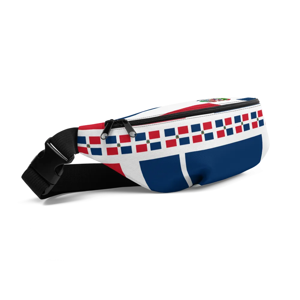 Dominican Republic Flag All-Over Collage Fanny Pack