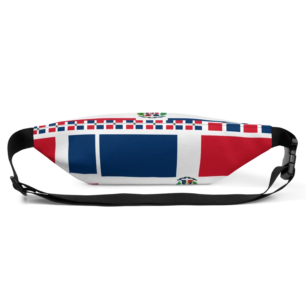 Dominican Republic Flag All-Over Collage Fanny Pack