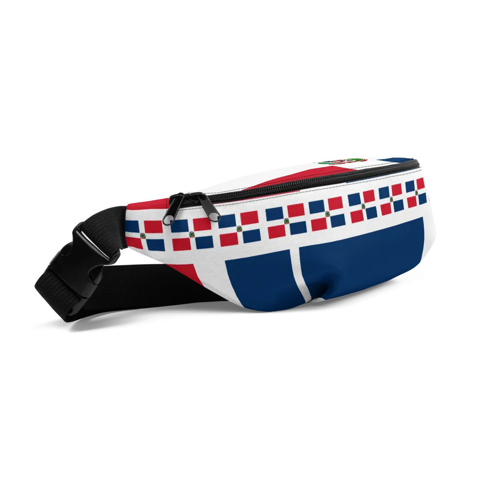 Dominican Republic Flag All-Over Collage Fanny Pack