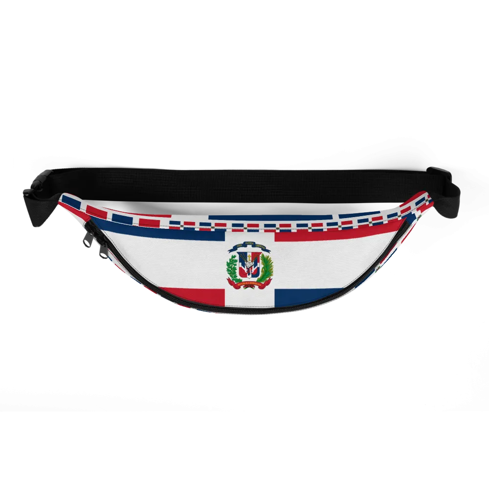 Dominican Republic Flag All-Over Collage Fanny Pack