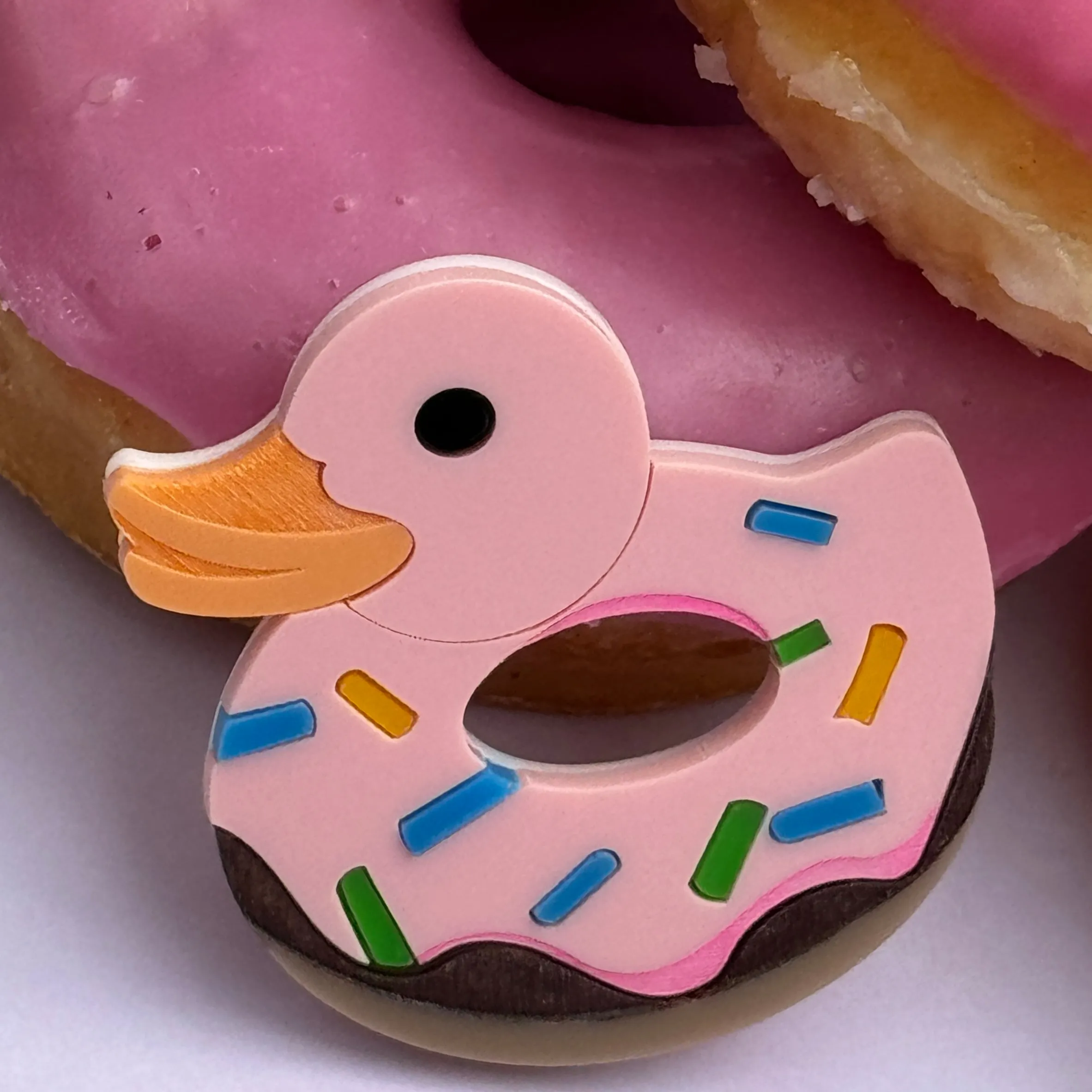 Donut 🍩 Ducky - Brooch - Set of 2