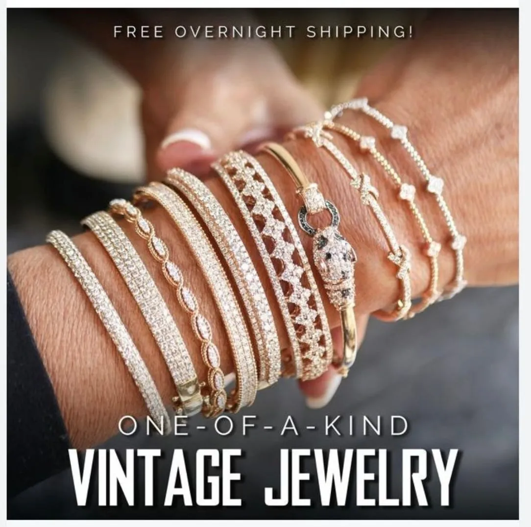 Double Row Natural Diamond Rose Gold Bangle Bracelet