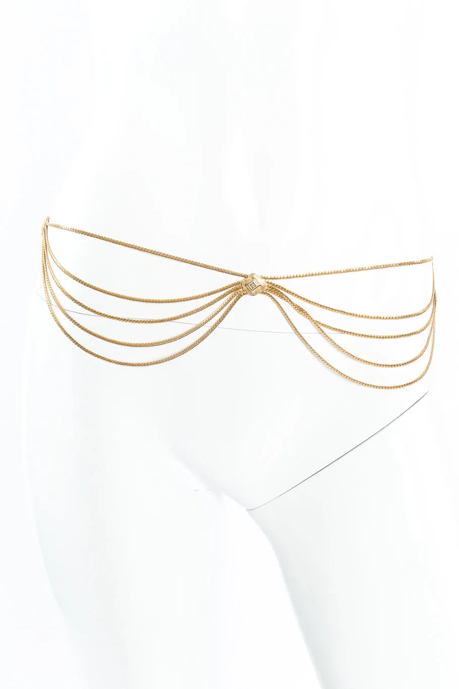 Draped Waist Chain Belt