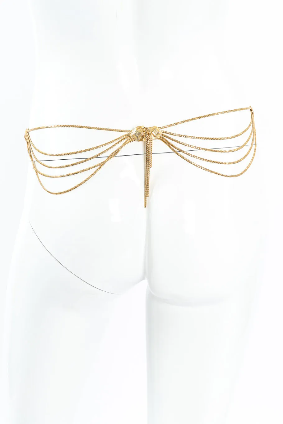 Draped Waist Chain Belt