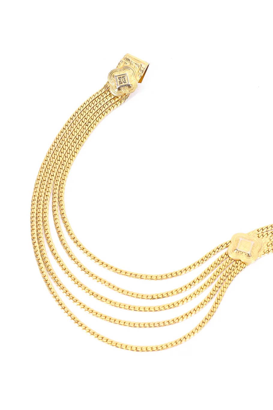 Draped Waist Chain Belt